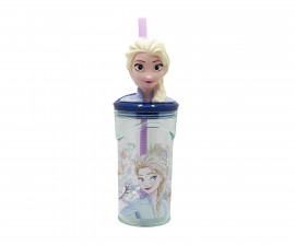 Stor 81066 - 3d Figurine Tumbler 360 Ml Frozen Snowy Tale