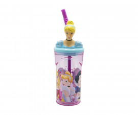 Stor 82066 - 3d Figurine Tumbler 360 Ml Princess Courageous Heart
