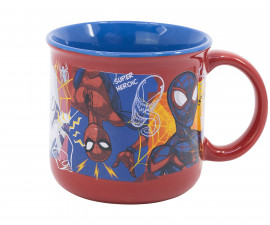 Stor 88027 - Full Deco Ceramic Mug 12 Oz In Gift Box Spiderman