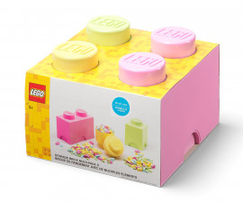 Кутия за съхранение на конструктор LEGO® - Тухличка, пастелни цветове 40140802