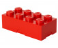 Кутия за съхранение на конструктор LEGO® - Тухличка 8, червена 40231730 thumb 2