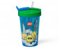 LEGO® чаша със сламка - Iconic Boy, светло синя 40441724 thumb 3