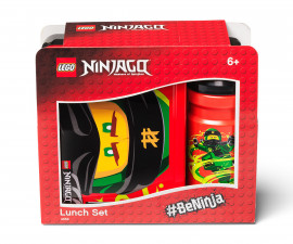 LEGO® комплект за обяд - Кутия за храна и бутилка за вода Ninjago Classic, черен 40581733