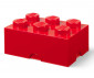 Кутия за съхранение на конструктор LEGO® - Тухличка 6, светло червена 40000800 thumb 2