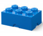 Кутия за съхранение на конструктор LEGO® - Тухличка 6, светло синя 40000801 thumb 2