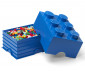 Кутия за съхранение на конструктор LEGO® - Тухличка 6, светло синя 40000801 thumb 3
