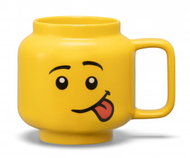 LEGO® керамична чаша - Изплезено човече (голяма), 500 мл 41460802