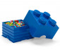 LEGO® кутия за съхранение - Тухличка 4, син цвят 40031731 thumb 3