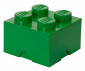 LEGO® кутия за съхранение - Тухличка 4, тъмно зелен цвят 40031734 thumb 2