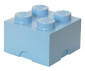 LEGO® кутия за съхранение - Тухличка 4, бледо син цвят 40031736 thumb 2