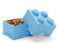 LEGO® кутия за съхранение - Тухличка 4, бледо син цвят 40031736 thumb 3