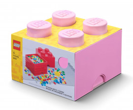LEGO® кутия за съхранение - Тухличка 4, бледо ливав цвят 40031738