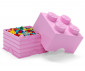 LEGO® кутия за съхранение - Тухличка 4, бледо ливав цвят 40031738 thumb 3