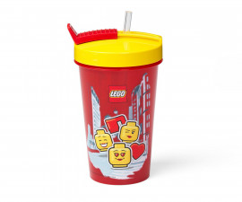LEGO® чаша със сламка Iconic Girl, 500 мл 40441725