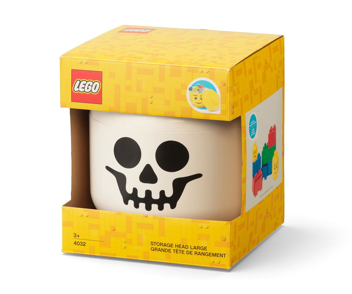 LEGO® кутия за съхранение - Голяма глава, скелет 40321728