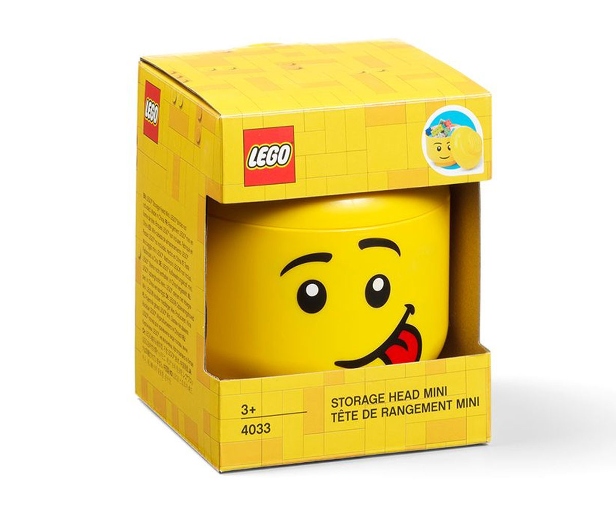 Кутия за съхранение на конструктор LEGO® - Глава (мини), плезещо се човече 40331726