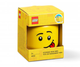 Кутия за съхранение на конструктор LEGO® - Глава (мини), плезещо се човече 40331726