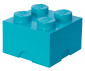 LEGO® кутия за съхранение - Тухличка 4, синя 40031743 thumb 2