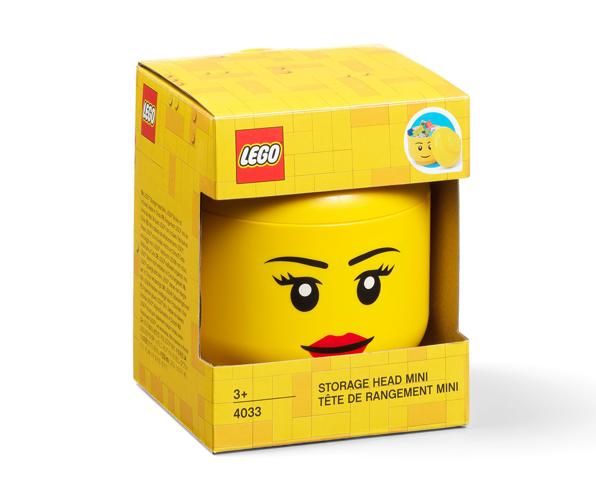 LEGO® кутия за съхранение - Глава (мини), момиче 40331725