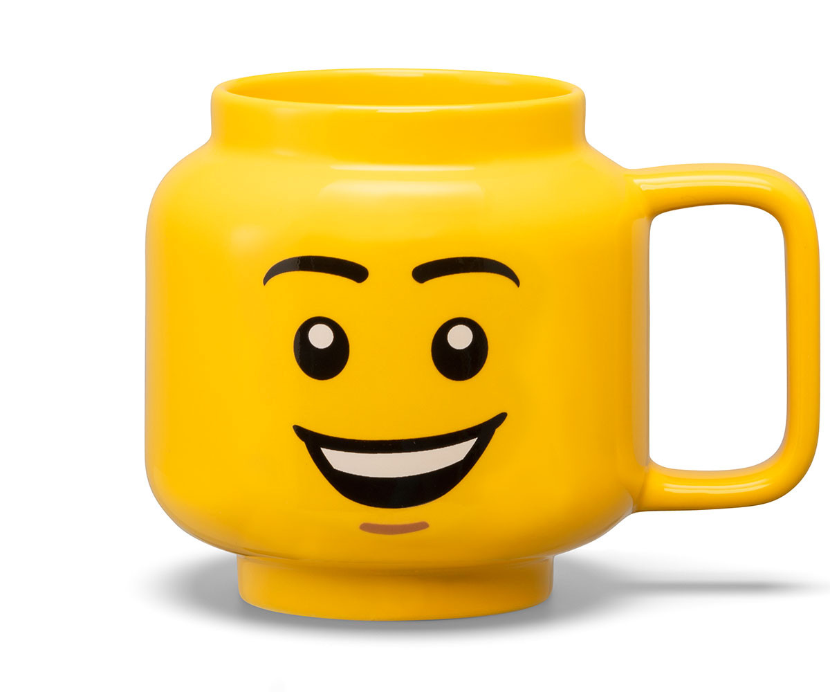 LEGO® керамична чаша - Щастливо момче (голяма), 500 мл 41460806