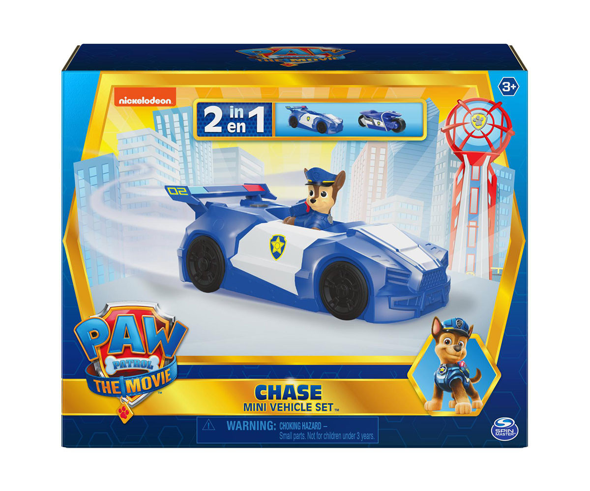 Играчка за деца Пес Патрул - Комплект с мини превозно средство на Чейс 6060771