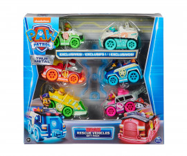 Играчка за деца Пес Патрул - Подаръчен комплект с неонови колички 6064139