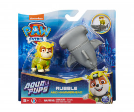 Играчка за деца от детския филм за Пес Патрул - Aqua Pups: Rubble и рибата чук 6066146