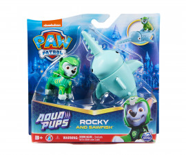 Играчка за деца от детския филм за Пес Патрул - Aqua Pups: Rocky и рибата меч 6066145