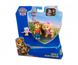 Spin Master 6072995 - Играчка за деца от детския филм за Пес Патрул - Скай и Алекс Портър