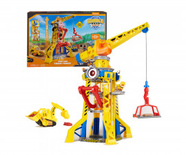 Spin Master 6067494 - Играчка за деца от детския филм за Пес Патрул - Rubble & Crew: Строителен кран