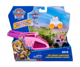 Spin Master 6074782 - Играчка за деца от детския филм за Пес Патрул - Изстрелваща станция за хеликоптера на Скай