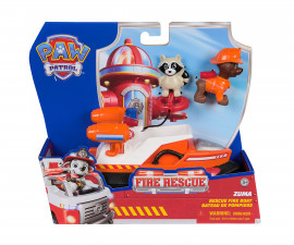 Spin Master 6072684 - Играчка за деца от детския филм за Пес Патрул - Fire Rescue: Противопожарно превозно средство със Зума
