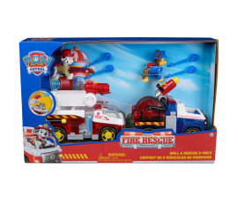 Spin Master 6073471 - Играчка за деца от детския филм за Пес Патрул - Fire Rescue: Противопожарен комплект за игра с Чейс и Маршал