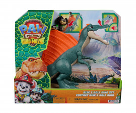 Spin Master 6076188 - Играчка за деца от детския филм за Пес Патрул - The Dino Movie: Комплект кученце и Спинозавър