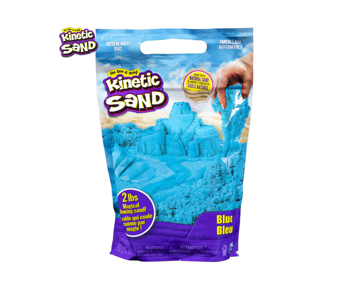 Детска играчка с несъхнещ пясък Kinetic Sand - Пликче, син цвят