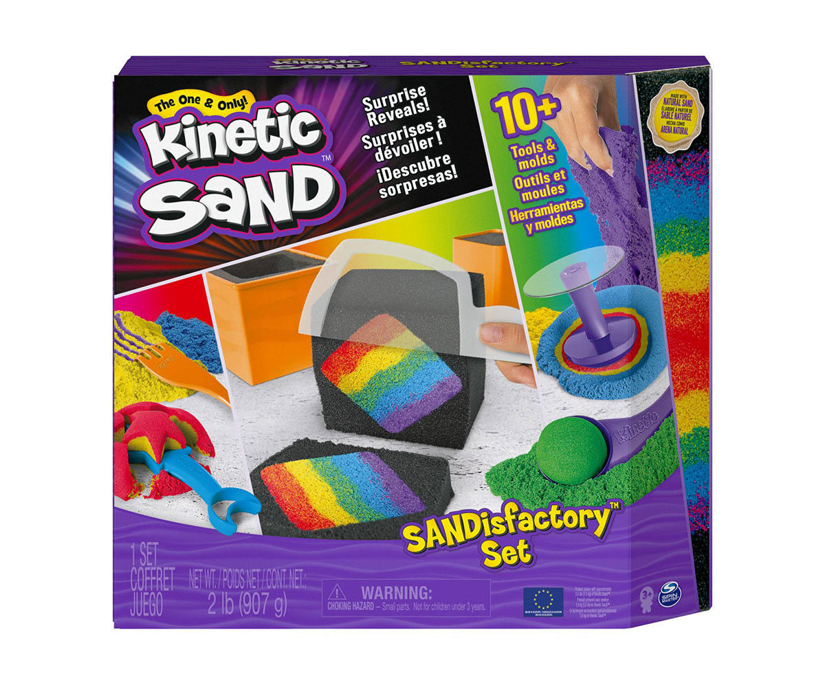 Детски несъхнещ кинетичен пясък за игра Kinetic Sand - Пясъчна фабрика 6061654