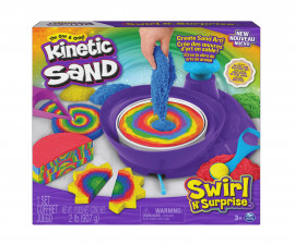 Детски несъхнещ кинетичен пясък за игра - Завърти и се изненадай 6063931