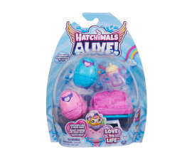 Детска играчка Hatchimals - Комплект яйце изненада, столче за хранене 6067740