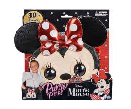 Мека чанта за момиче с форма на животинче Purse Pets, Disney Interactive Minnie 6067385
