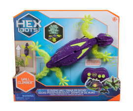 Spin Master 6075451 - HEXBOTS пранк играчки - Катерещ се гекон с дистанционно управление и светещи очи