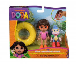 Spin Master 6073670 - Играчки за деца от филма за Дора изследователката - Приключенски комплект с Дора и Бутс