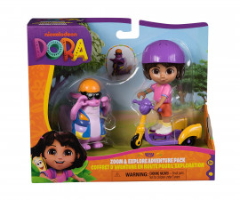 Spin Master 6073671 - Играчки за деца от филма за Дора изследователката - Приключенски комплект с Дора и Тико