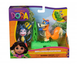 Spin Master 6073672 - Играчки за деца от филма за Дора изследователката - Приключенски комплект с Бутс и Суайпър