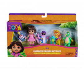 Spin Master 6073738 - Играчки за деца от филма за Дора изследователката - Подаръчен комплект Дора и приятели