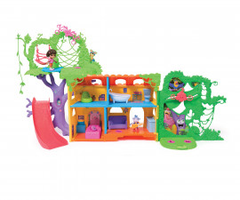 Spin Master 6073669 - Играчки за деца от филма за Дора изследователката - Комплект къщичка за игра