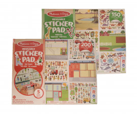 Spin Master 6075360 - Melissa & Doug - Книжка за лепене на стикери, асортимент