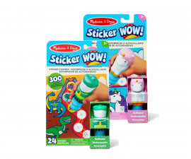 Spin Master 6075655 - Melissa & Doug - Книжка за лепене на стикери, асортимент
