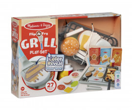Spin Master 6074893 - Melissa & Doug - Грил комплект за игра с промяна на цвета