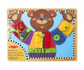 Spin Master 6075184 - Melissa & Doug - Дървена дъска за базови умения