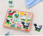Spin Master 6075363 - Дървени детски играчки Melissa & Doug - Дървен пъзел със звук: Животни от фермата thumb 7